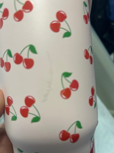Customer photo review of HYDRAPEAK CHERRY BOTTLE
