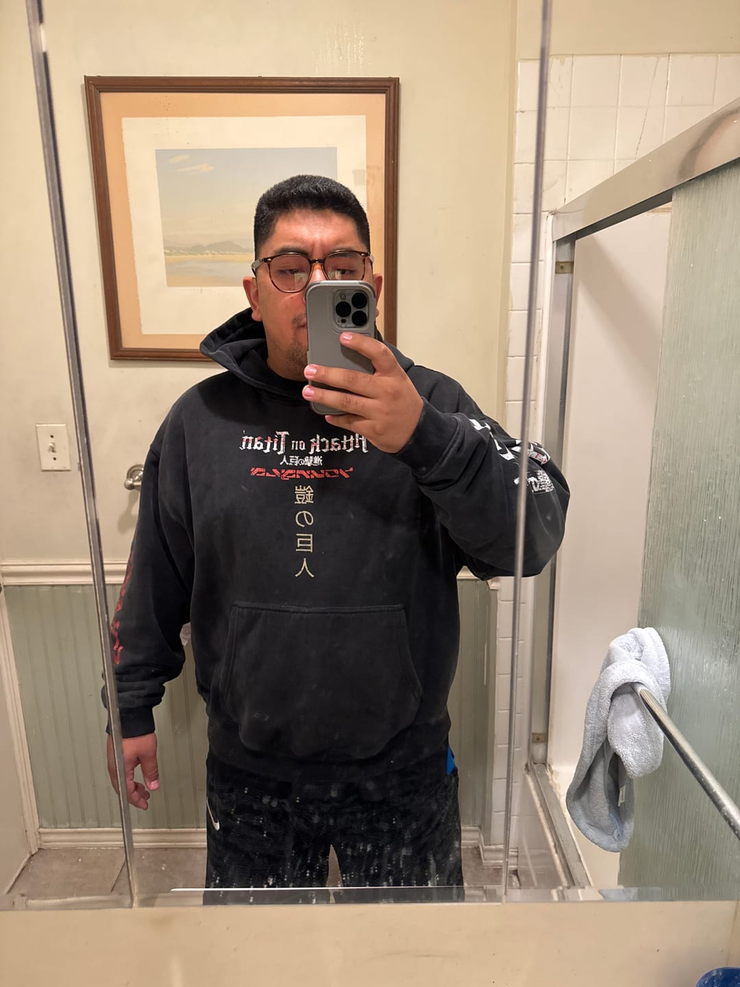 Customer photo review of 5129 - AOT©  x YLA Pullover Hoodies