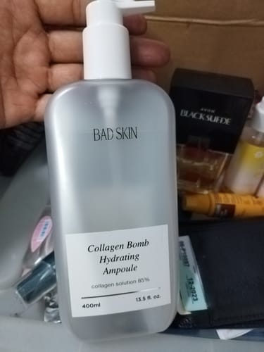 Customer photo review of Bad Skin™ Korean Collagen Bomb Hydrating Ampoule