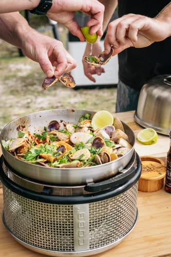 Customer photo review of COBB Grill Gas Bundle