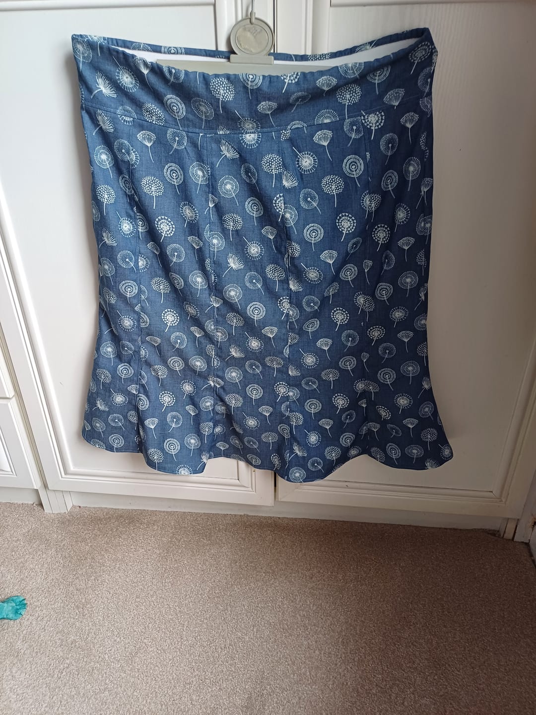 Customer photo review of Dandelions Chambray Denim Fabric