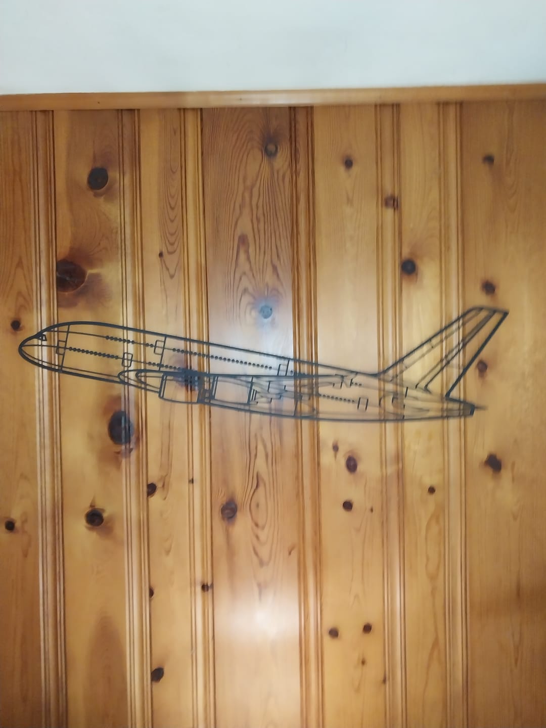 Customer photo review of A380-800 Metal Aircraft Wall Art - NCP0021