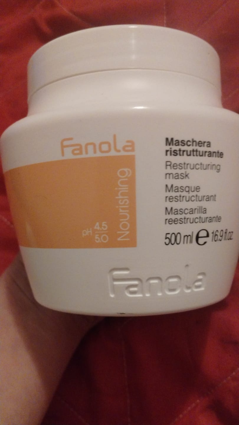 Customer photo review of Mascara Nutritiva Reestructurante Fanola