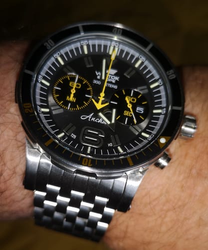 Customer photo review of Anchar Polished Stainless Steel Bracelet