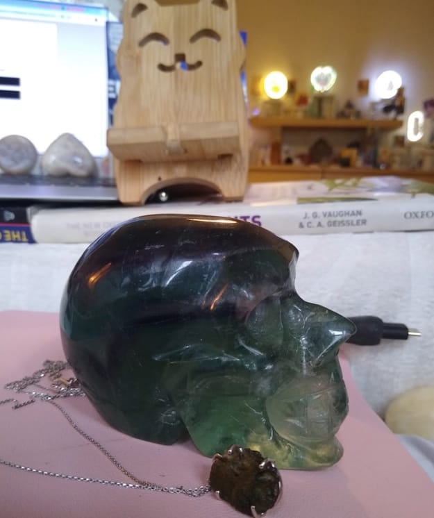 Customer photo review of Moldavite - Necklace pendant - Rough