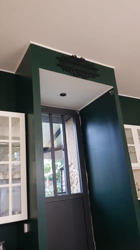 Customer photo review of Décoration Murale en Métal - Bienvenue