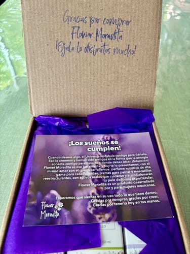 Customer photo review of Kit 3 Perfumes para cabello