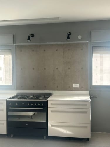 Customer photo review of מדפים למטבח