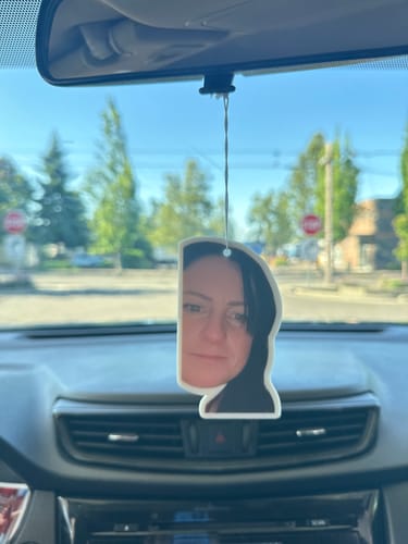 Customer photo review of Custom Shape Air Freshener - NWZ