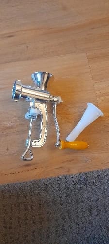 Customer photo review of Manual Meat Grinder