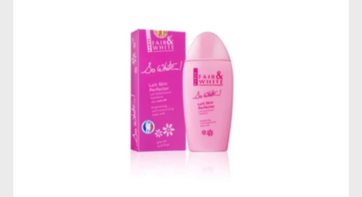 Customer photo review of FAIR & WHITE So White, Skin Brightening Lotion - 500 ml / 17.6 Fl oz - Daily Moisturizing Body Lotion