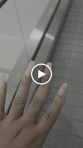 Customer video review of Cover It Up Medium Pink Nail Powder