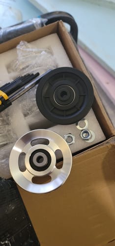 Customer photo review of Aluminum Pulley Set