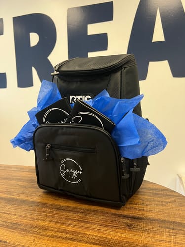 Customer photo review of Lightweight Backpack Cooler | 15 Can