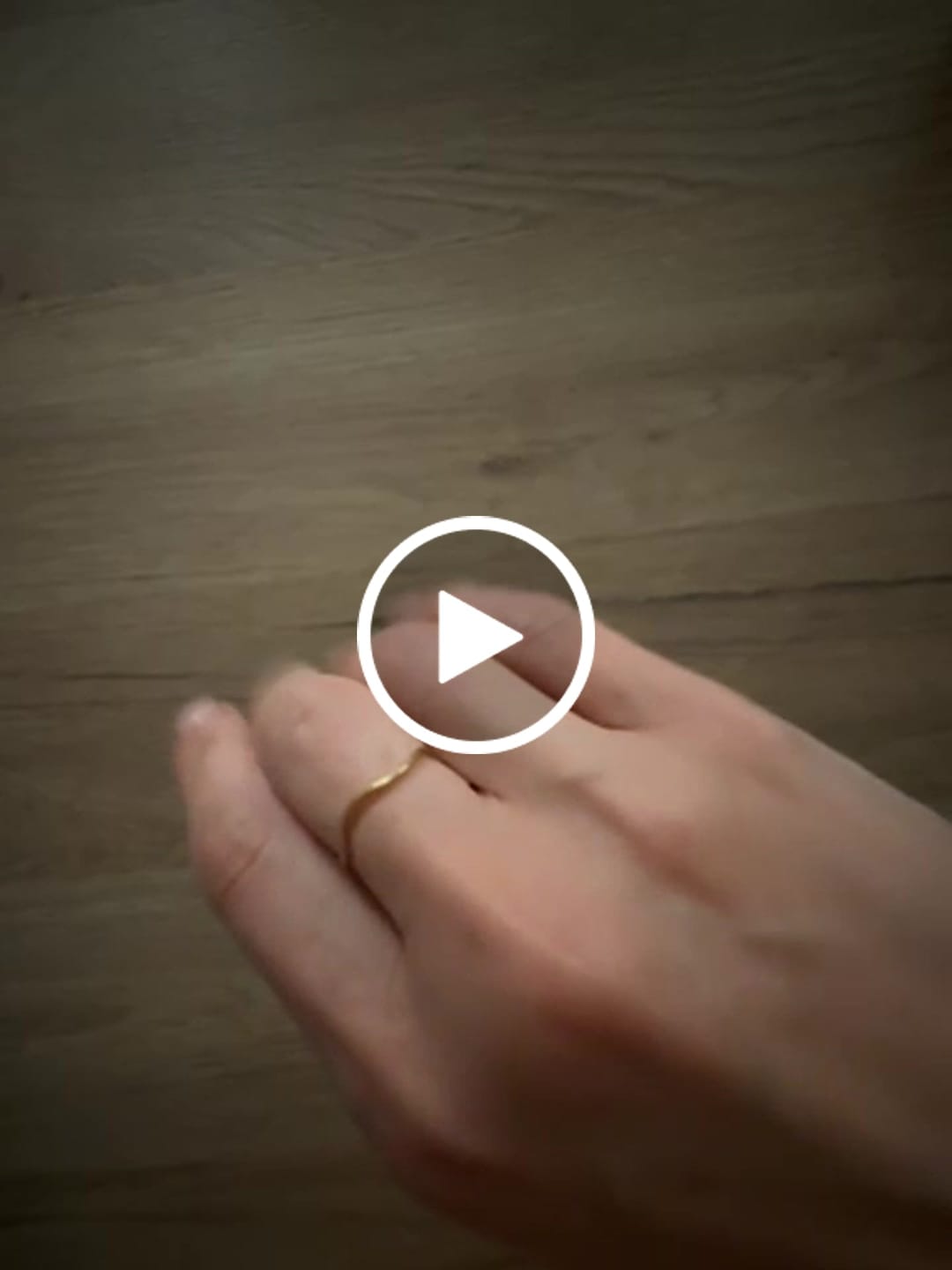 Customer video review of Tina Gold Stack Ring