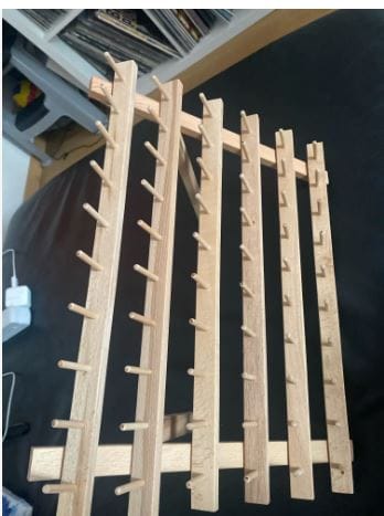 Customer photo review of Quilter’s Wooden Thread Organizer