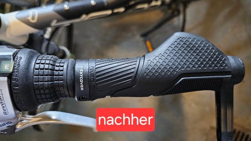 Customer photo review of Fahrradgriffe GripOne mit Comfort-Grip-Technologie