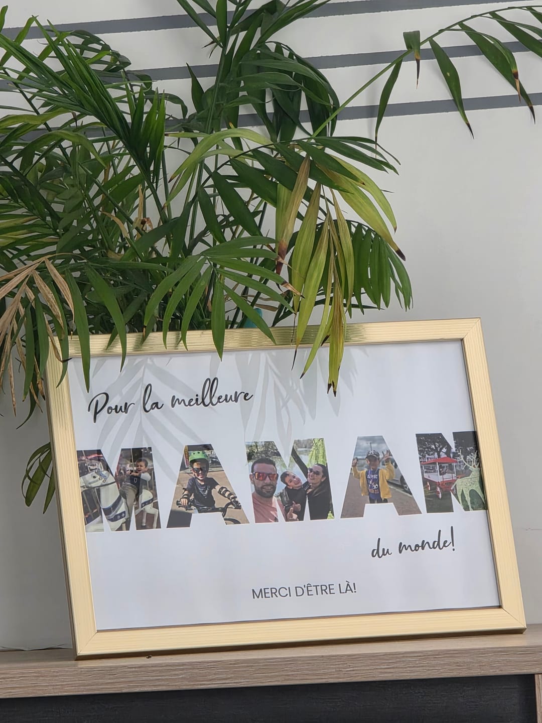 Customer photo review of Poster personnalisé - Pour la meilleure maman du monde