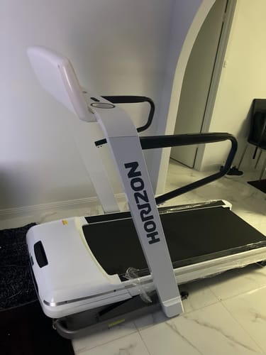 Customer photo review of Horizon Omega Z Treadmill (White)