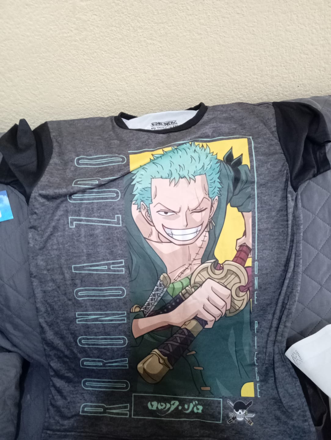 Customer photo review of Playera Pijama Zoro