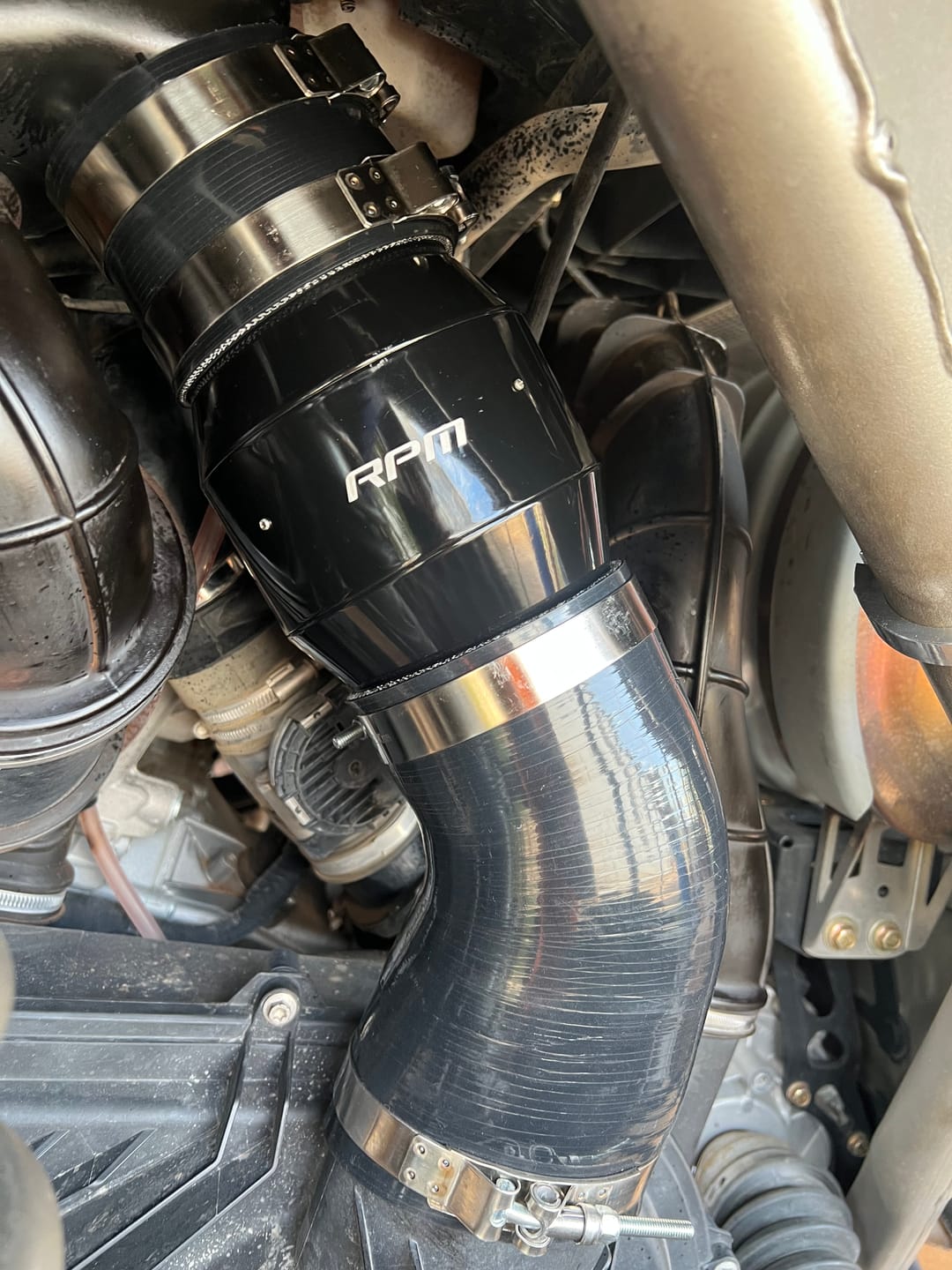 Customer photo review of RPM Can-Am Maverick X3 "ECF" Electric Clutch Blower Fan Kit - Lower Clutch / Belt Temperature