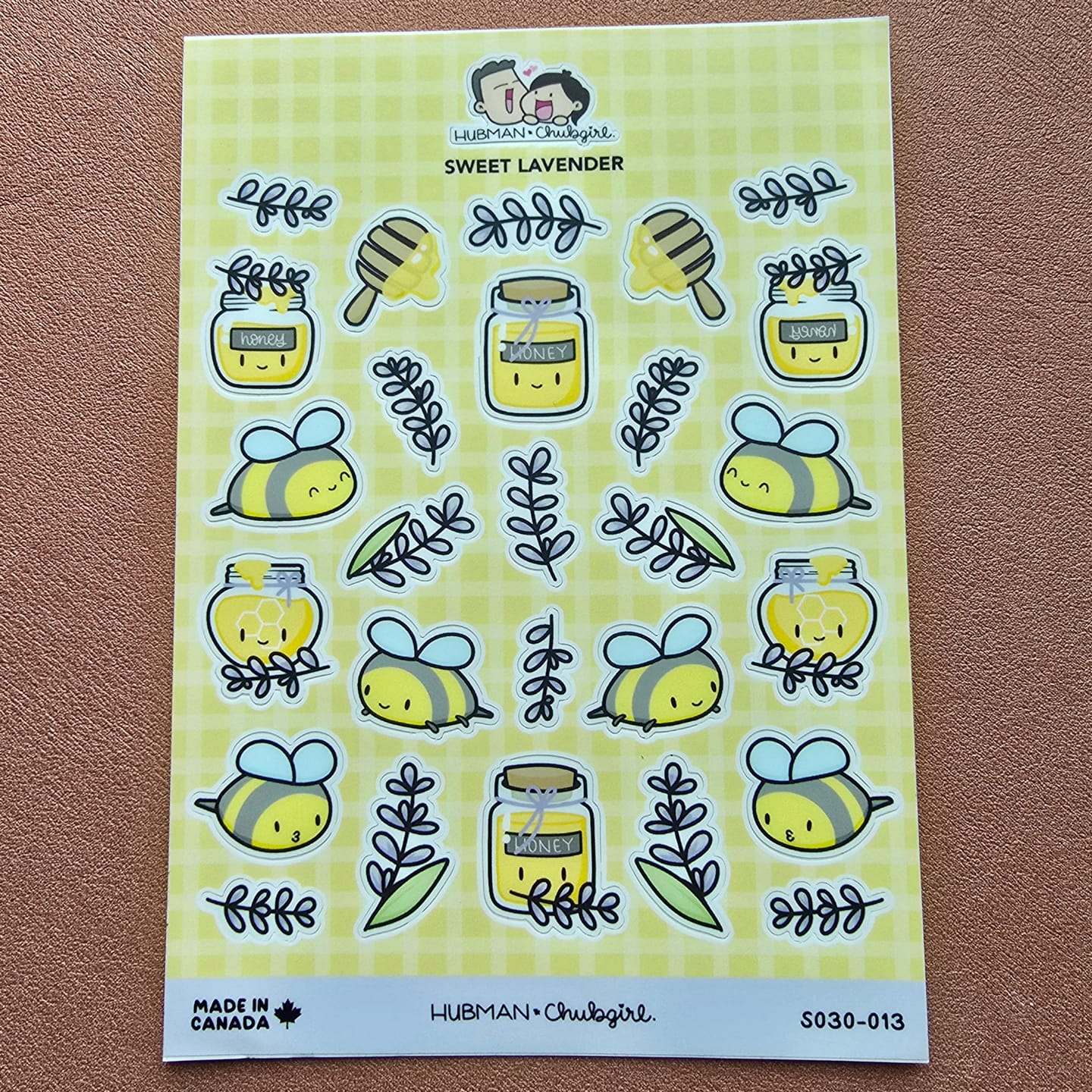 Customer photo review of Sticker Sheet - Sweet Lavender