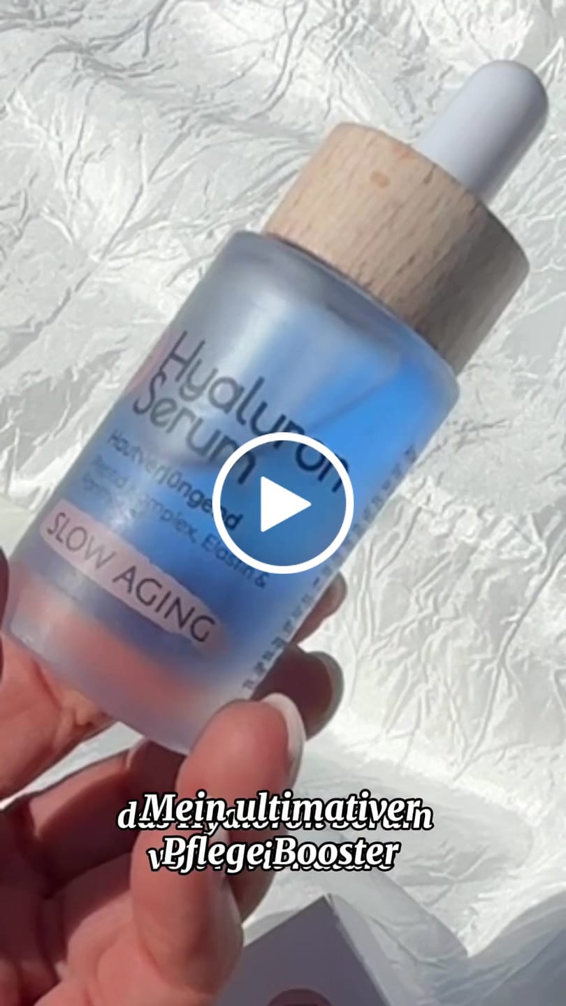 Customer video review of Hyaluron Serum SLOW AGING