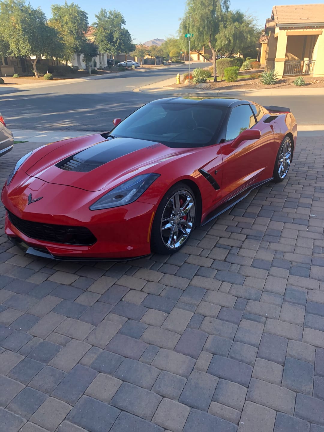 Customer photo review of Chevrolet Corvette C7 Stage 2 Front Splitter