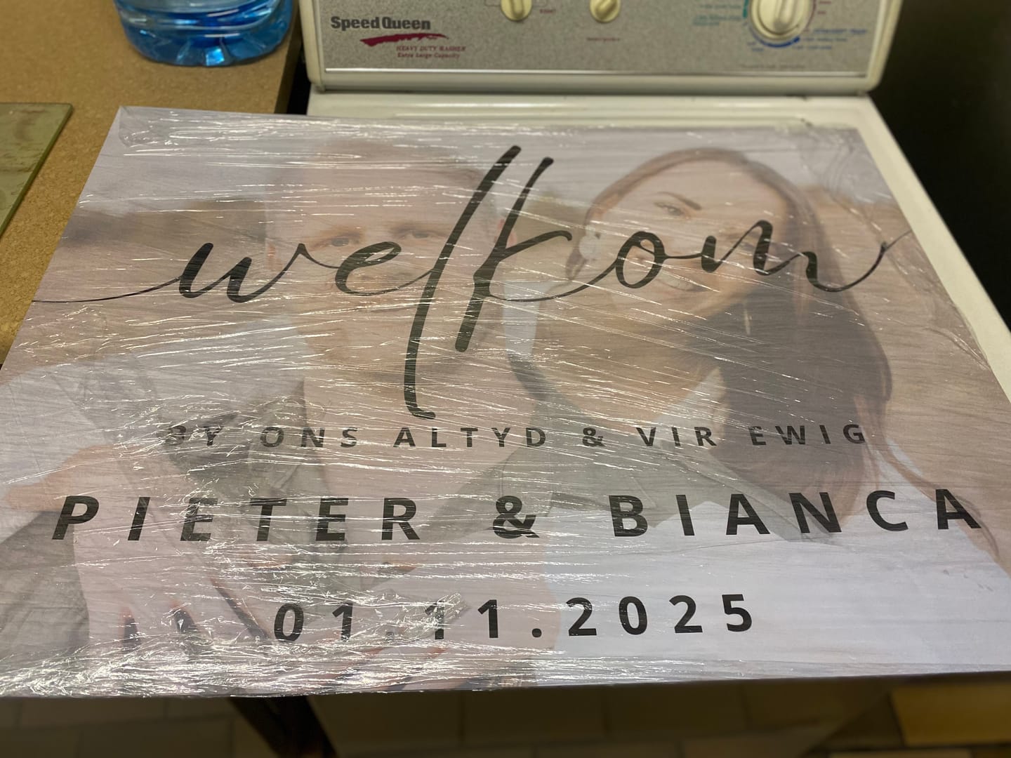 Customer photo review of Welcome Board