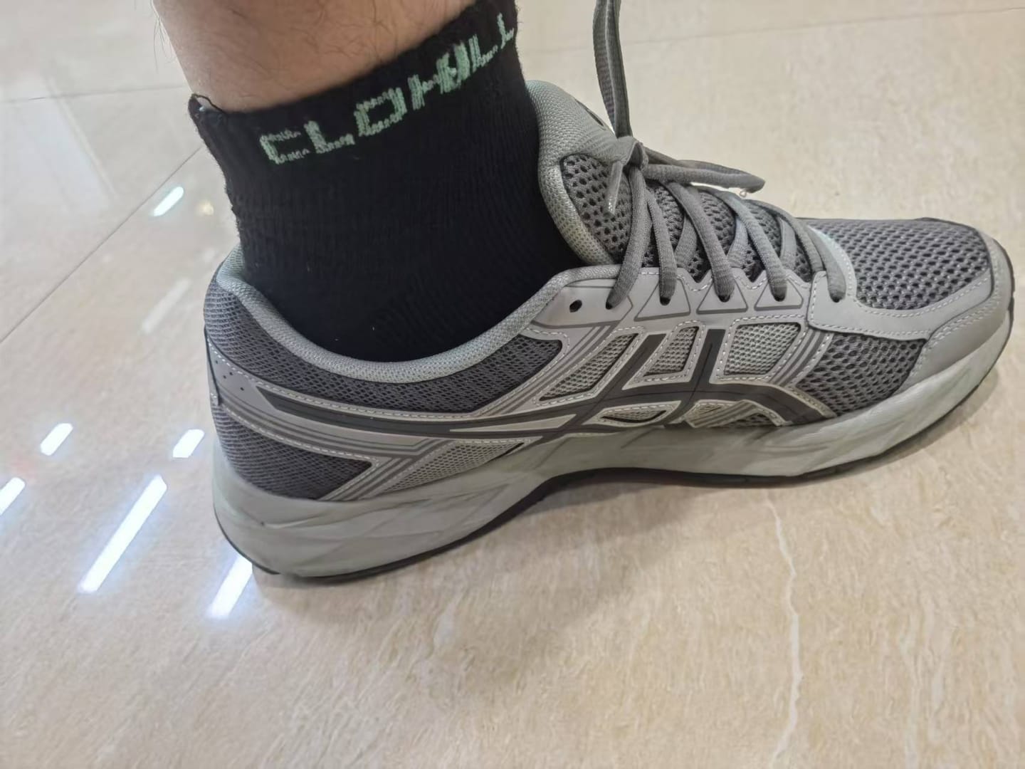 Customer photo review of Ankle Socks 4 Pack