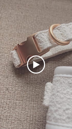 Customer video review of Marshmallow┃Bouclé Adjustable Harness