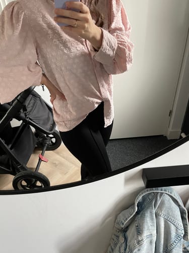 Customer photo review of Fleur Blouse Licht Roze