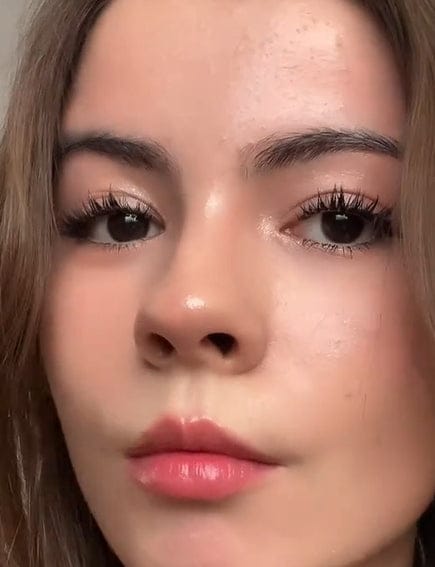 Customer photo review of Lash Bond & Seal - Black 10ml