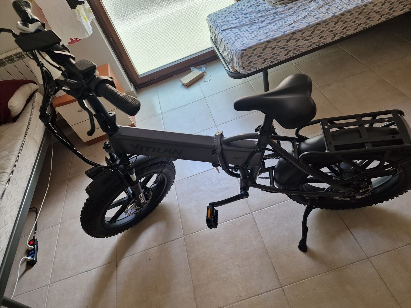 Customer photo review of V3 2.0 Folding Fat Tires Adult All Terrain Electric Bike