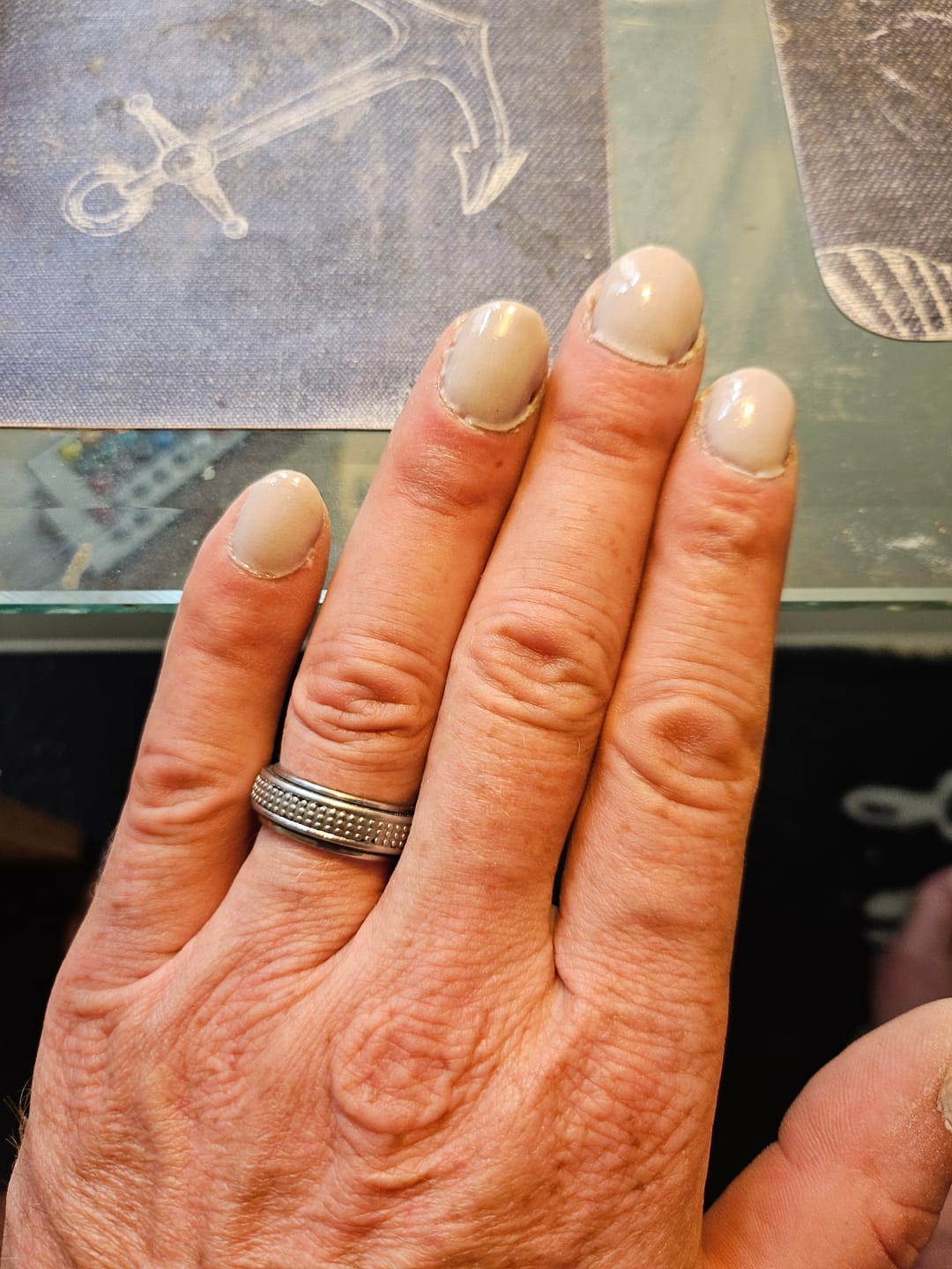 Customer photo review of Oatmeal Dipping Powder