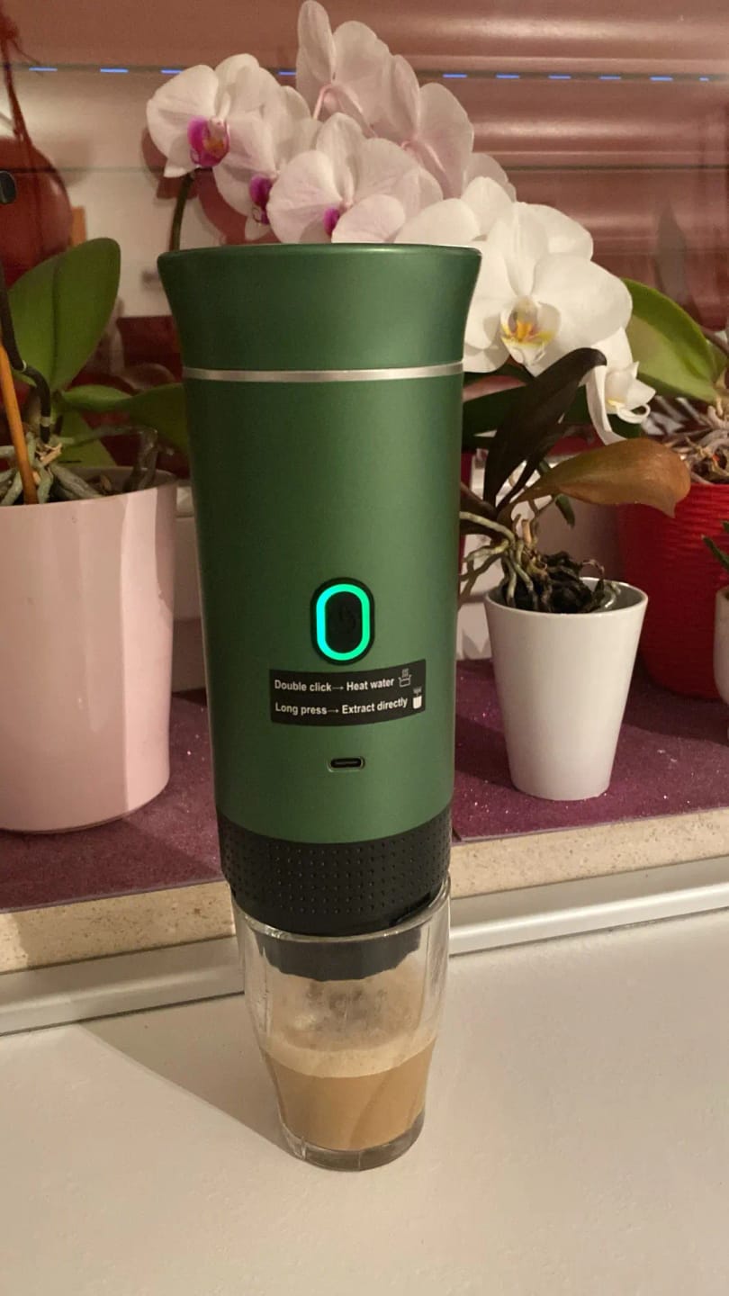 Customer photo review of Caffettiera Portatile - MokaElite