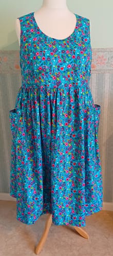 Customer photo review of Garden Skeletons Rose & Hubble Cotton Poplin Fabric