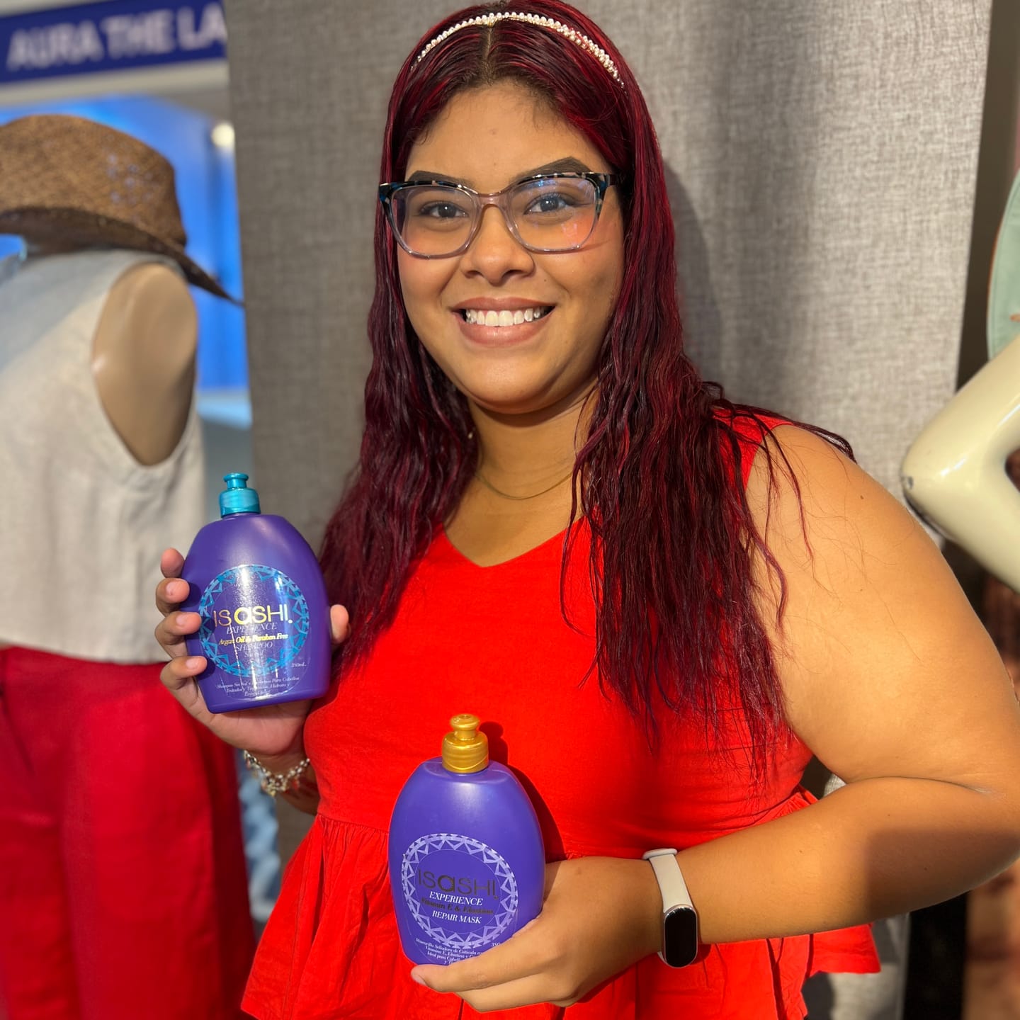 Customer photo review of ISASHI EXPERIENCE SHAMPOO + MASCARILLA REPARADORA 20% DE DESCUENTO