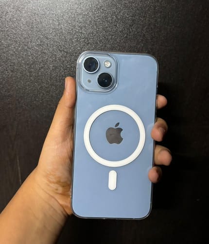 Customer photo review of Anti-Yellow Clear Case Samsung S Series