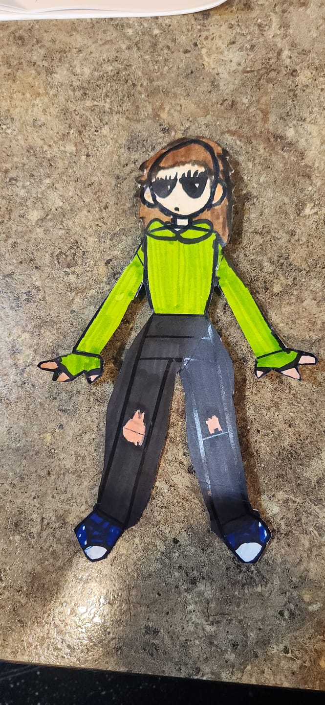 Customer photo review of Paper Doll Templates PDF