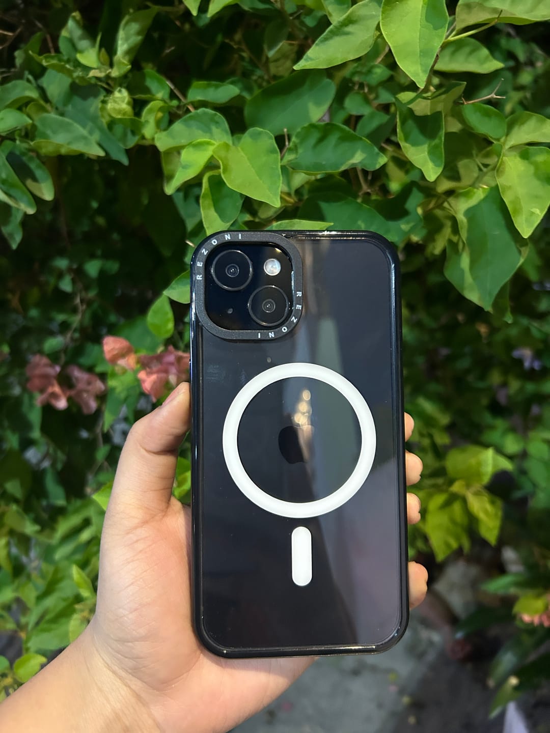 Customer photo review of Reverb 2.0 Impact MagSafe Clear Case