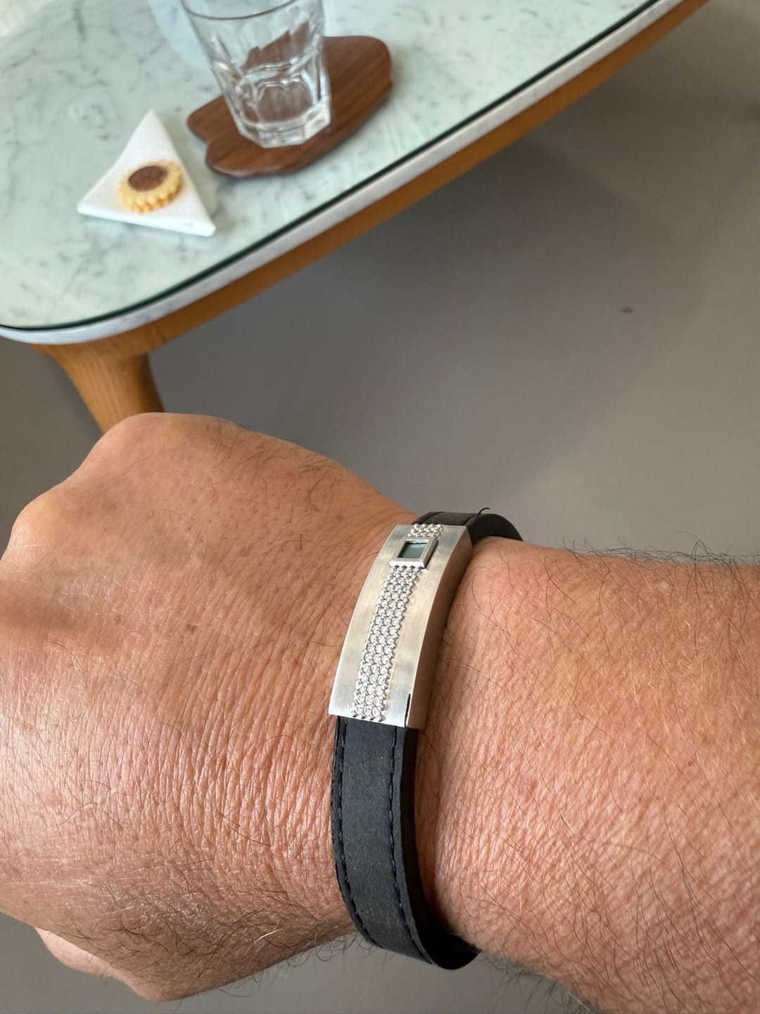 Customer photo review of The Harmony white diamond Bracelet - זהב ויהלומים לבנים