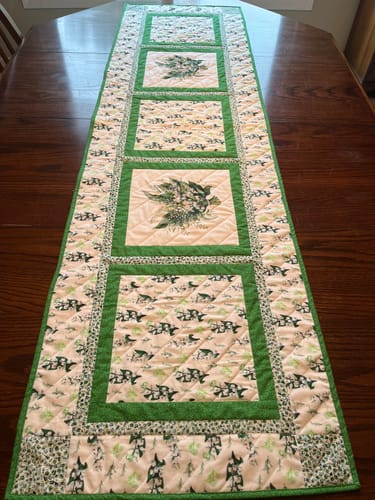 Customer photo review of May-Lily Of The Valley Fabric Panel