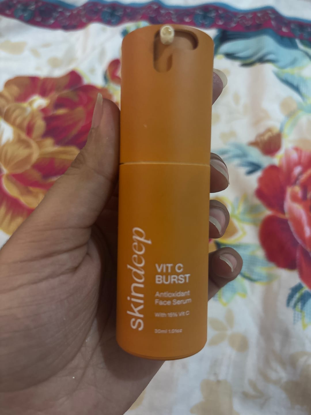Customer photo review of Vit C BURST - Antioxidant Face Serum