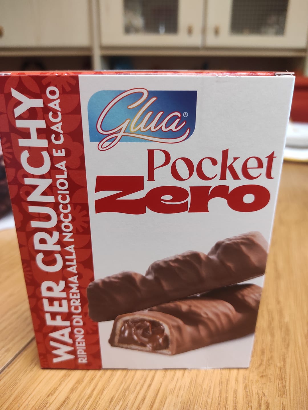 Customer photo review of Wafer croccante con crema nocciola Pocket ZERO