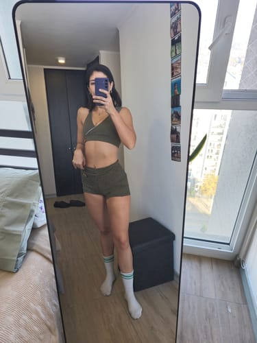 Customer photo review of Shorts Endless Summer Green Print