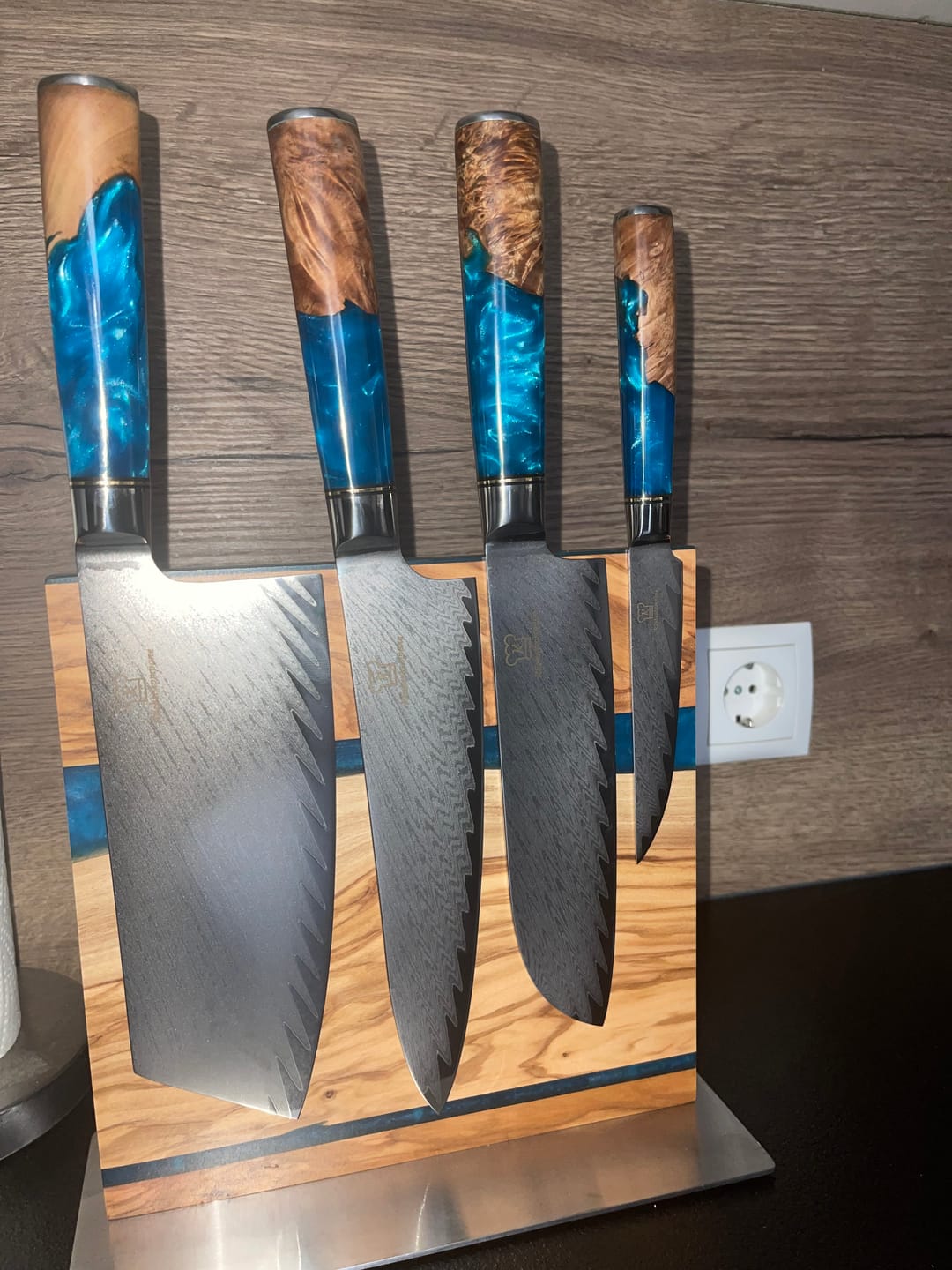 Customer photo review of Damast Messerset