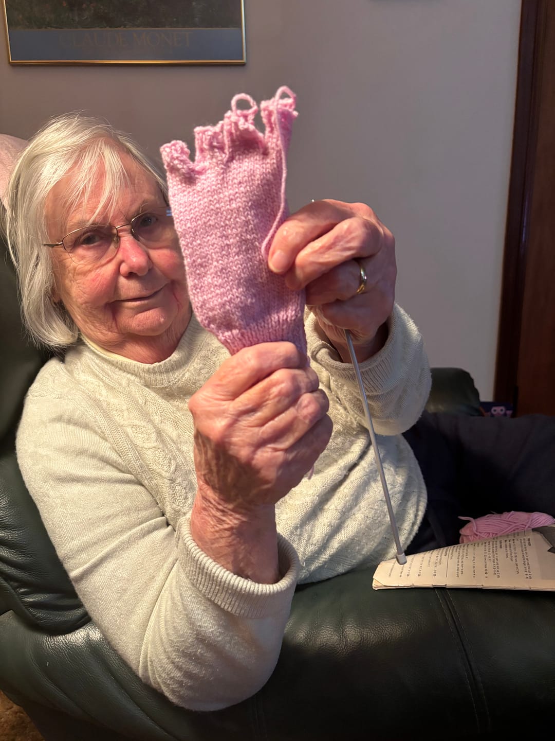 Customer photo review of Bluebell Merino 5 ply - Patons
