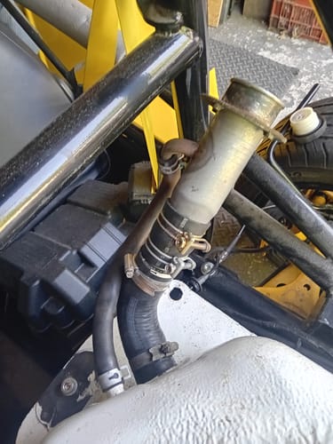 Customer photo review of 38mm ID Gates 90 Degree Fuel Fill Hose