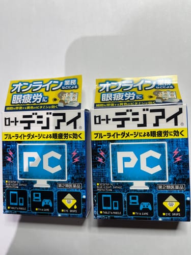 Customer photo review of ROHTO樂敦 Digieye PC防藍光眼藥水 12ml/瓶 清涼感2【第3類醫藥品】